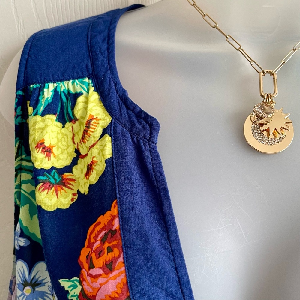 MAEVE BY ANTHROPOLOGIE FLORAL PATTERN BLOUSE SIZE 22 WOMEN PLUS - Picture 9 of 12